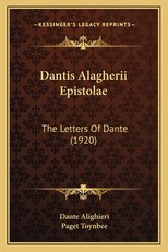 Dantis Alagherii Epistolae