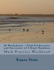30 Worksheets - Find Predecessor and Successor of 5 Digit Numbers