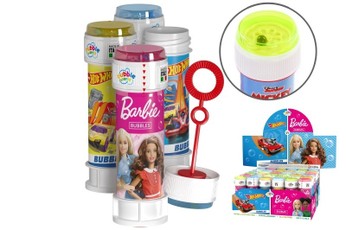Muilo burbulai 60 ml, pakuotė 36 vnt. (Barbie / Hot Wheels)