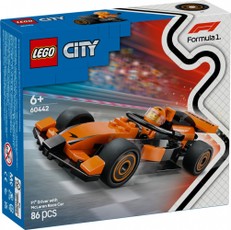 LEGO City F1 vairuotojas su „McLaren“ bolidu
