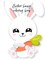 Easter bunny coloring book