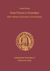 From Process to Procedure. Elders' Mediation and Formality in Central Ethiopia