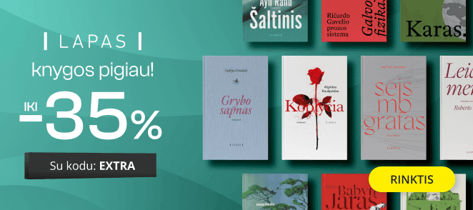 Leidyklos LAPAS knygoms iki -35% extra nuolaidos!