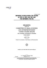 Drowning in regulations