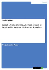 Tebbe, D: Barack Obama and the American Dream as Depicted in