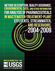 Method Description, Quality Assurance, Environmental Data, and other Information for Analysis of Pharmaceuticals in Wastewater-Treatment-Plant Effluents, Streamwater, and Reservoirs, 2004-2009