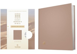 NLT Every Woman's Bible, Journaling Edition, Filament Enabled (Hardcover, Sand, Red Letter)