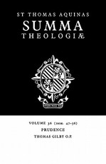 Summa Theologiae: Volume 36, Prudence