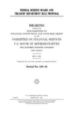 Federal Reserve Board and Treasury Department rule proposal