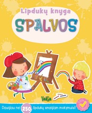 Spalvos. Lipdukų knyga