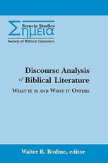Discourse Analysis of Biblical Literature