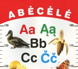 Abėcėlė. Knygelė-ūgio matuoklis