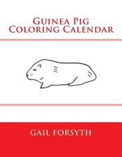 Guinea Pig Coloring Calendar