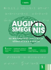 Matematikos tekstiniai uždaviniai 5–8 klasei, serija Augink smegenis, 1 dalis