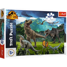 TREFL JURASSIC WORD 100 det. dėlionė „Juros periodo parkas“