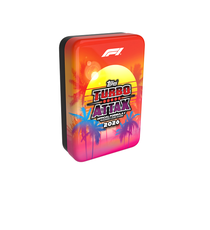 Formula 1® 2026 Turbo Attax Mega metalinė kolekcinė dėžutė (Sunshine State)