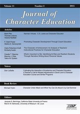 Journal of Character Education - Issue