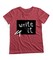 MARCH Cotton Twitter moteriški marškinėliai (avietiniai, L dydis)