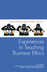 Experiences in Teaching Business Ethics (Hc)
