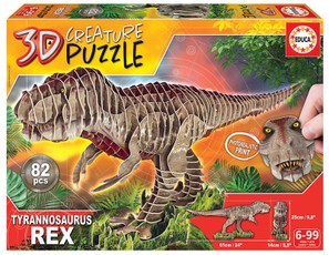 Dėlionė 3D T-REX  6-99 metų