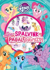 Mažieji poniai. Spalvink pagal pavyzdį