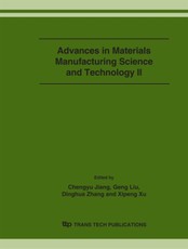 Advances in Materials Manufacturing Science and Technology I