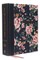 NKJV, Journal the Word Bible, Cloth Over Board, Gray Floral, Red Letter Edition, Comfort Print