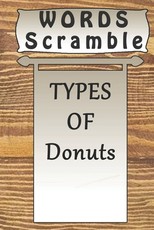 word scramble TYPES OF Donuts games brain