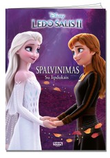 Ledo šalis 2. Spalvinimas su lipdukais