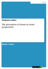 The perception of closure in chord progressions