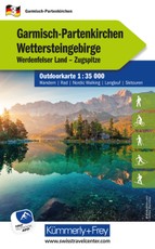 Kümmerly+Frey Outdoorkarte Deutschland 3 Garmisch-Partenkirchen, Wettersteingebirge 1:35.000