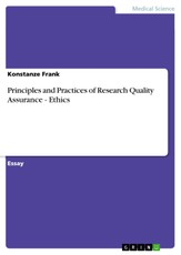Principles and Practices of Research Quality Assurance - Ethics