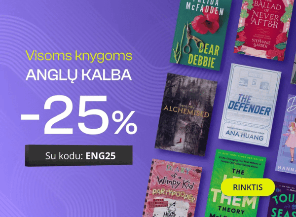 Knygoms anglų k. -25%