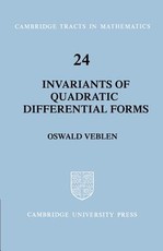 Invariants of Quadratic Differential Forms