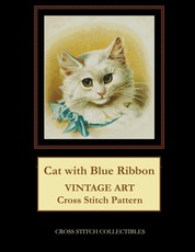 Cat with Blue Ribbon