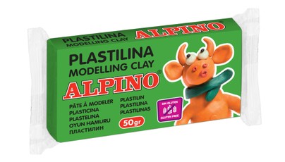 Plastilinas ALPINO 50g žalias