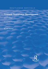 Towards Sustainable Development