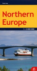 Šiaurės Europa. Kelių žemėlapis M 1:2 000 000