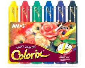 Šilkinės kreidelės 6sp. CRX5PC6 AMOS