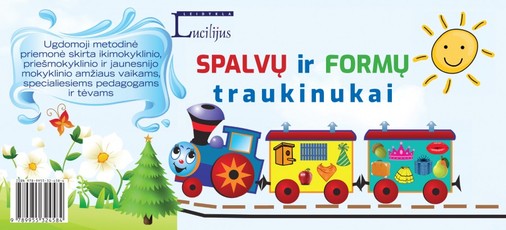 Spalvų ir formų traukinukai. Ugdomasis žaidimas