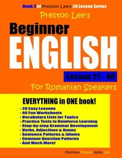 Preston Lee's Beginner English Lesson 21 - 40 For Romanian Speakers