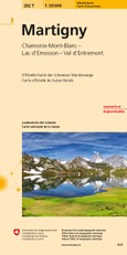 Swisstopo 1 : 50 000 Martigny