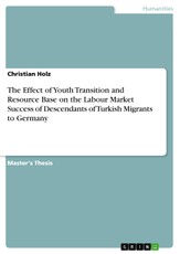 The Effect of Youth Transition and Resource Base on the Labour Market Success of Descendants of Turkish Migrants to Germany