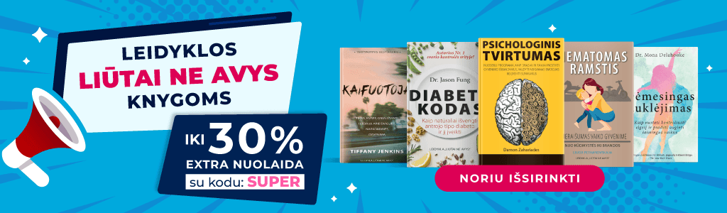 Liūtai ne avys leidyklos knygos superkainomis