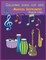 Musical instrument musical note coloring for kids