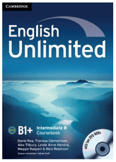 English Unlimited B1+ Intermediate Coursebook with e-Portfolio DVD-ROM