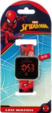 Vaikiškas LED laikrodis su kalendoriumi „Žmogus-voras (Spiderman)“