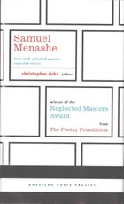 Samuel Menashe: New and Selected Poems