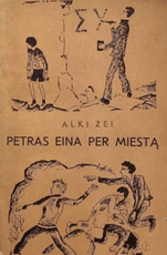 Petras eina per miestą