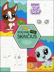 Mažieji gyvūnėliai. Spalvink pagal skaičius